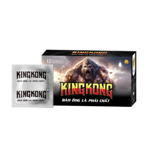 BCS KING KONG Longer lasting (BCS GÂN, GAI, CỔ THẮT_12 Cái)