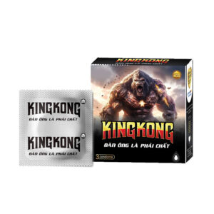 BCS KING KONG Longer lasting (BCS GÂN, GAI, CỔ THẮT_3 Cái)
